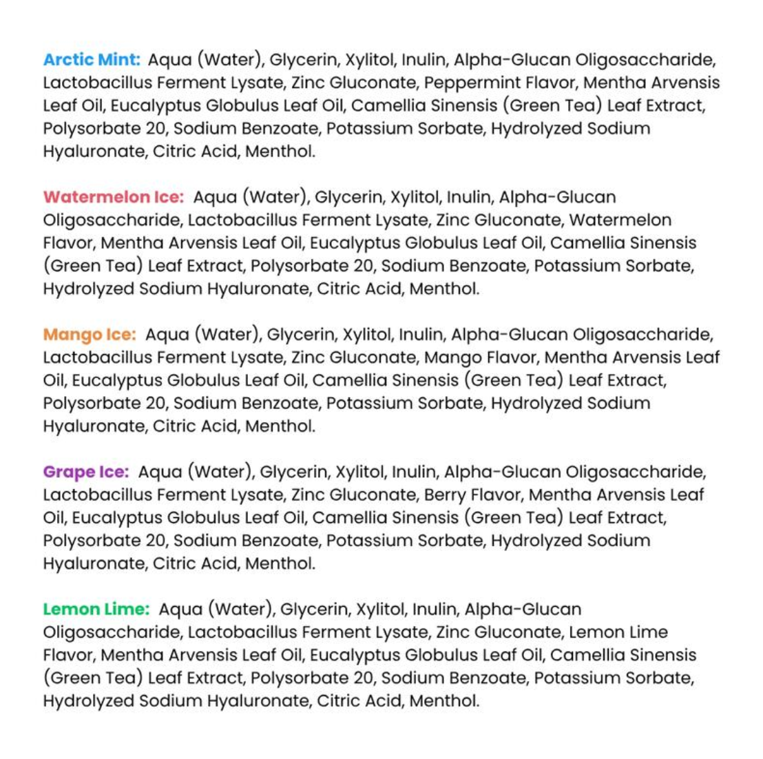 Periva™ Arctic Mint Breath Spray